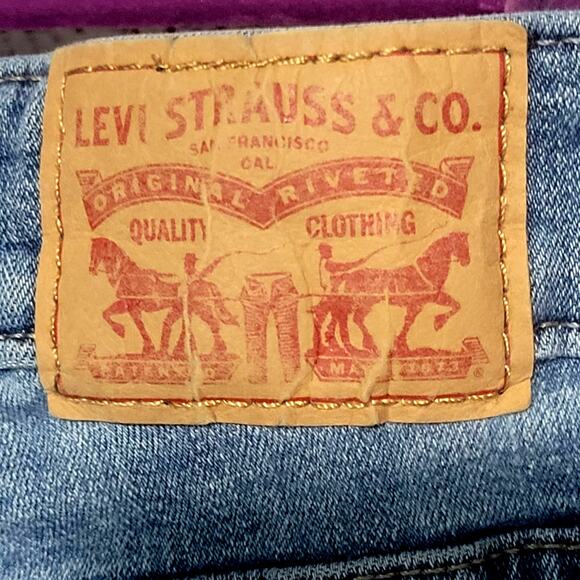 Levi's High Rise Light Wash Skinny Jeans Size 31 - Picture 6 of 10